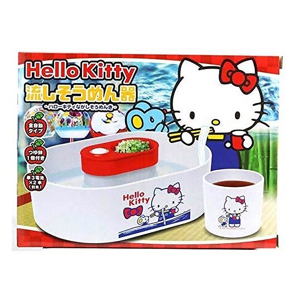 Qoo10] サンリオ : 流しそうめん器 全自動 ハローキティ サ : 食品