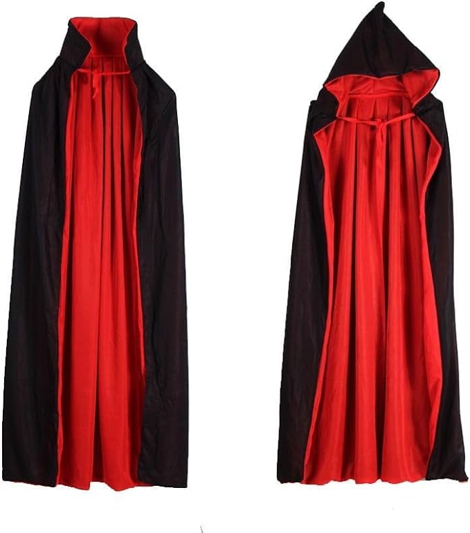 ハロウィンコスチューム大人黒赤両面吸血鬼死神マント鬼 悪魔マント海賊マント 6,632円
