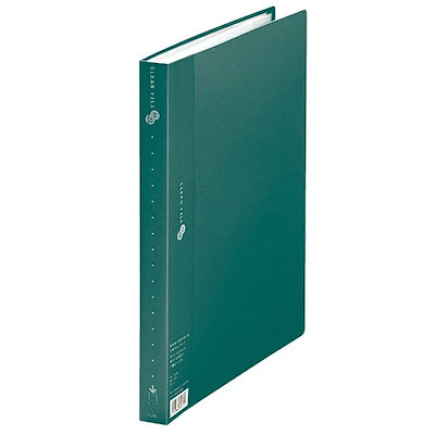 他サイト： プラス(PLUS)クリアーファイル スーパーエコノミー 溶着式 A4-S 40ポケット グリーン FC-124EL　88-433の商品画像