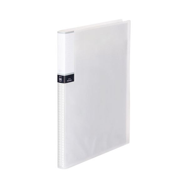 （まとめ） TANOSEE クリアブック（透明表紙） A4タテ 36ポケット 背幅20mm クリア 1セット（10冊） (×3セット)