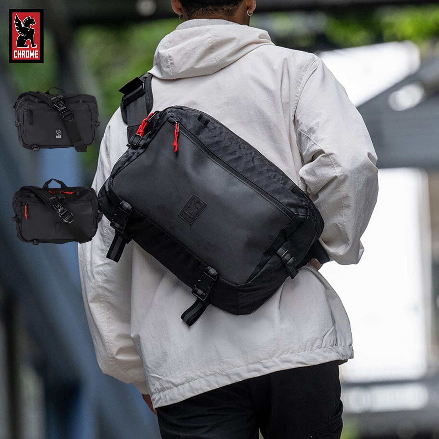 ボディバッグ ウエスト ハンドルバー カデット マックス メンズ レディース 15L 防水 BG351-X