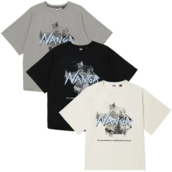 エコハイブリッド エコーティー ビックシルエット ユニセックス スカイブルーロゴ ラグランスリーブ