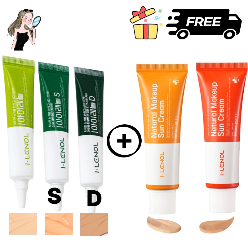 【SET】 クマクリーム 3種+ すっぴんクリーム 3種 /韓国コスメ