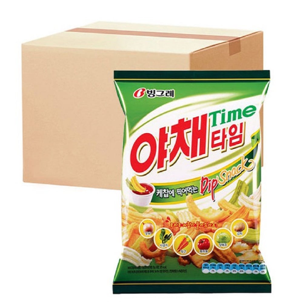 韓国-K MEAL-野菜タイム 70g 16袋(ボックス) ケチャップにつけて食べるおやつ お酒の肴 サクサク -K FOOD