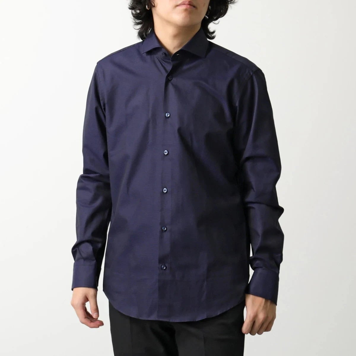 HUGO BOSS ヒューゴボス シャツ 50532840 メンズ 長袖 レギュラーフィット ワイシャツ コットン 404 【mega】