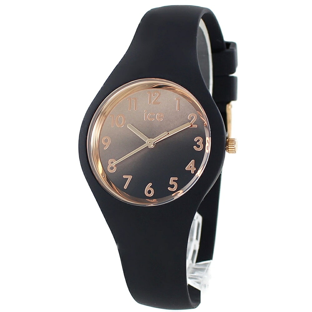 アイスウォッチ 腕時計 手表 レディース 大人 可愛い 防水 サンレイダイヤル ブラックグラデーション 黒 015746 誕生日ギフト 記念日 ポイント消化