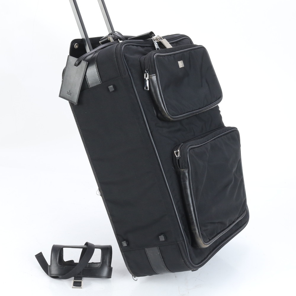 012 0378 レザー×ナイロン スーツケース キャリーケース バッグ 出張 旅行 トランク A4 メンズ RRE CP1-6 中古 13,552円