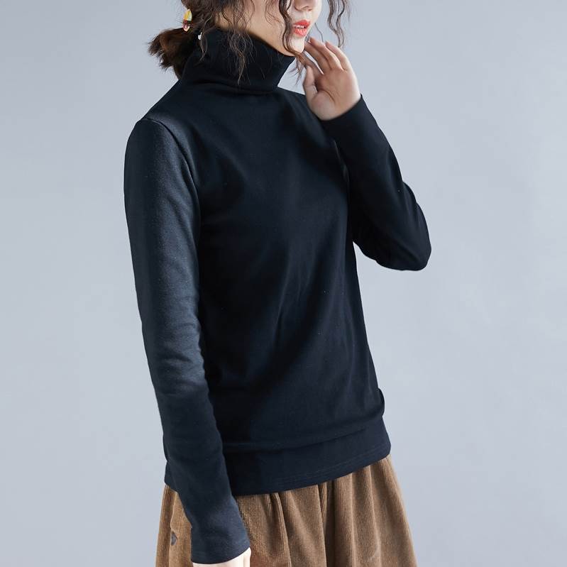 シンプル ベーシック タートルネック カットソー トップス 袖あり 長袖 萌袖 かわいい 大人可愛い きれいめ カジュアル 大人 上品 おしゃれ お洒落 大人女子 ラフ メンズライク マニッシュ ボー