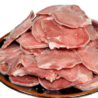 豚タン　業務用 500gが10個 焼肉　BBQ 大人買い 卸　仕...のサムネイル