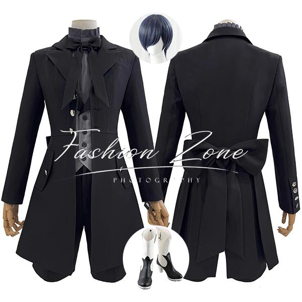 【品質良い 大好評中】迅速な出荷黒執事 シエルファントムハイヴ 小悪魔 コスプレ衣装 ウィッグ 靴 コスチューム cos イベント 演出服 アニメ変装