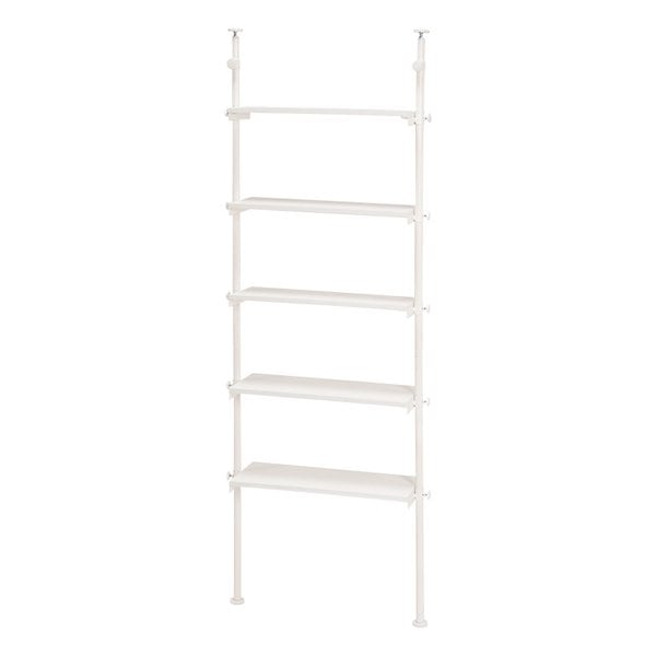 突っ張りラック ホワイト・幅70×奥行24×高さ187264cm KTR-3155SW