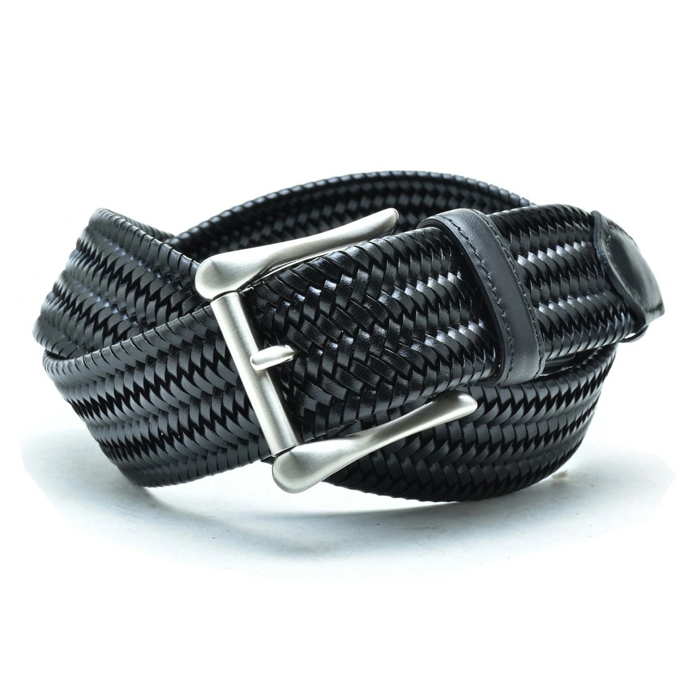 GL ジョバンニリスコ ベルト 1200-3 BLACK 伸縮性メンズカジュアルフリーサイズ 【gl-1200-3】