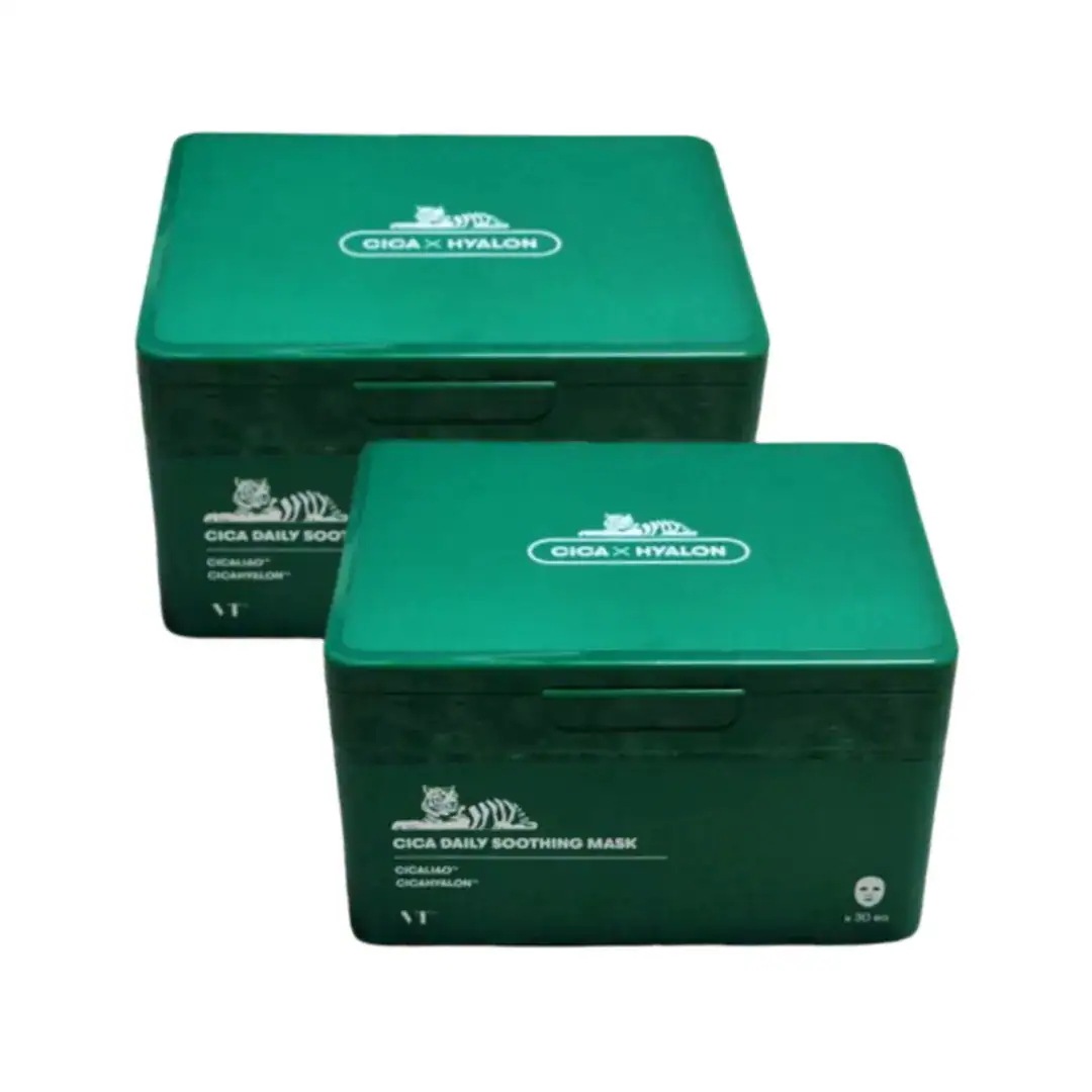 VT シカ デイリー スージング マスク 30枚 2個 VTシャツ マスクパック