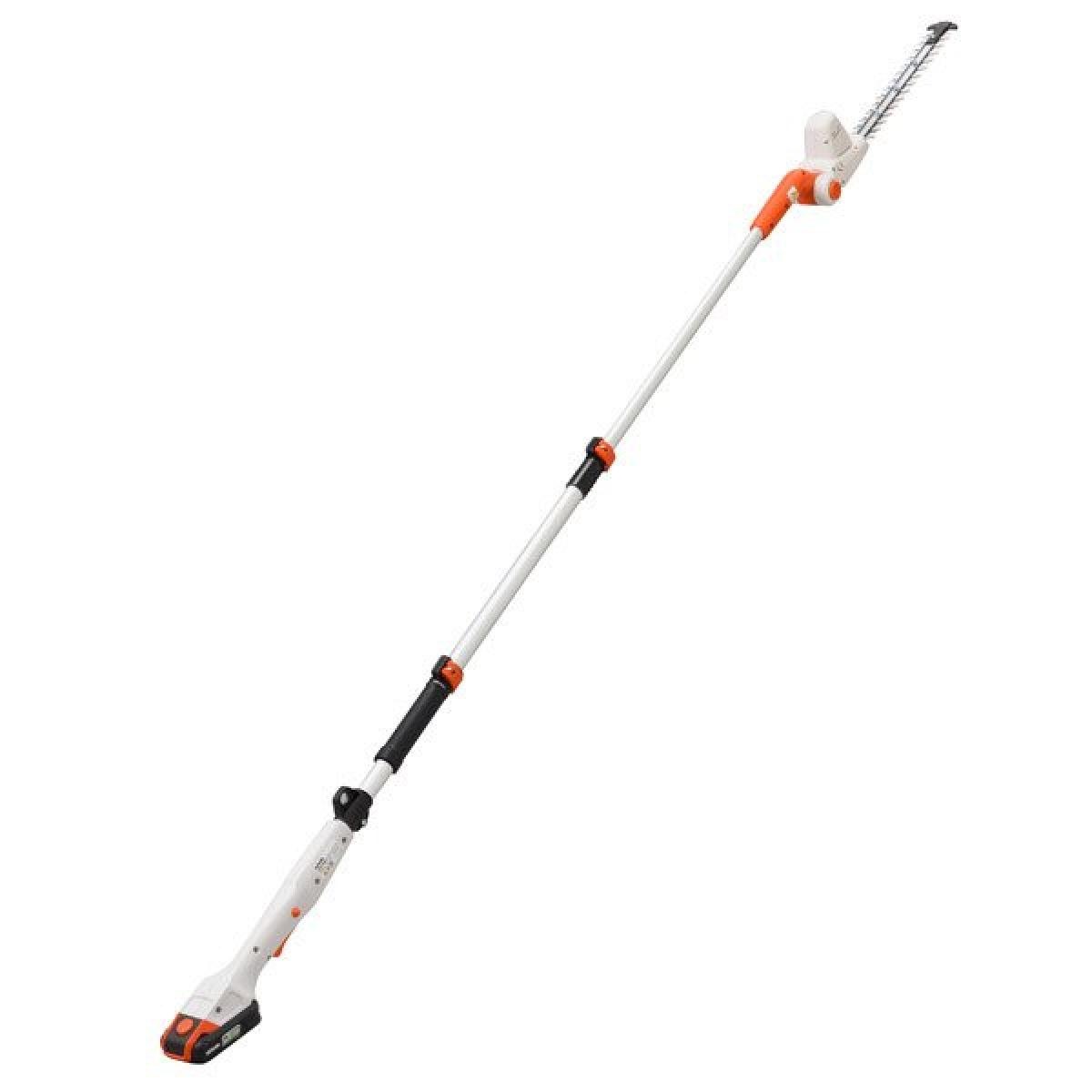 工進(KOSHIN) 18V 2.0Ah 充電式 伸縮 軽量 ポール ヘッジトリマー SPH-1820K バッテリー・充電器付 コードレス 伸縮 剪定 高所 簡単 静音 共