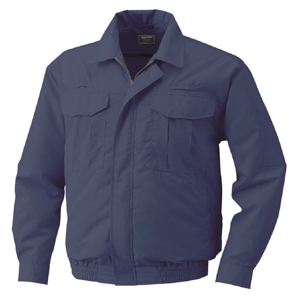 KU9055F 空調服 綿薄手 フルハーネス対応 ダークブルー 5L