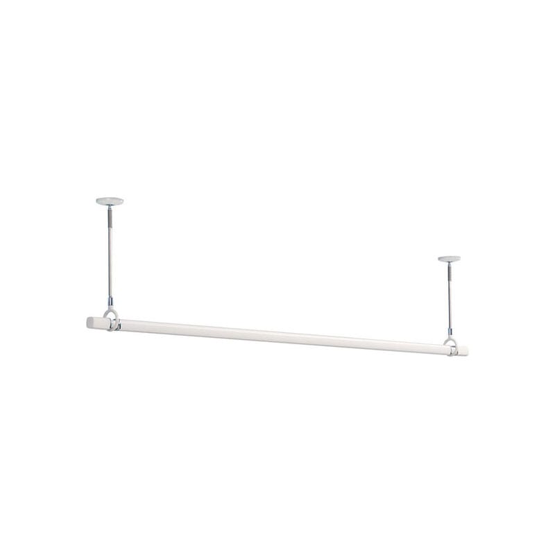 川口技研 QSCS-23-W 室内用物干竿セット(ホワイト)ショートサイズ QSCS23W