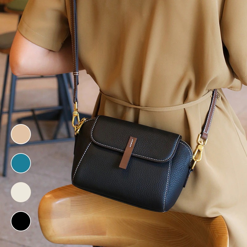 レザートートバッグ カバン バック 肩掛け 調節可能 トートバッグ ショルダーバッグ 肩ベルト調節可能 韓国ファッション バッグ 通勤 レディース ミニバッグ 斜めがけバッグ 韓国 本革 B155