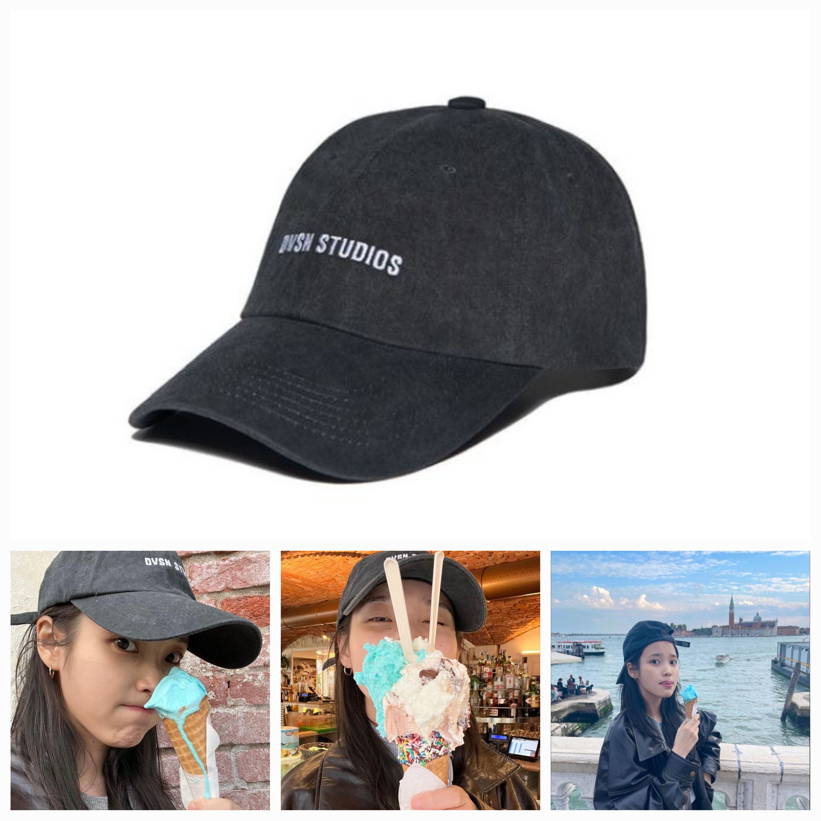 IU キャップ     DVSN Studio 帽子 Qoo10] DVSN Studio/IU wear/ : バッグ・雑貨