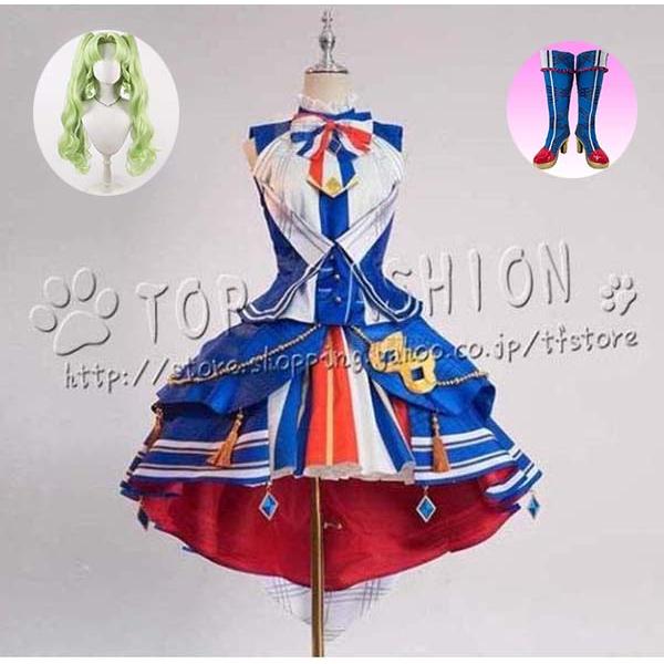 プリパラ Pripara ファルル Falulu コスプレ 衣装 ウィッグ 靴 ハロウィン 変装 仮装 コスチューム アニメ cosplay509