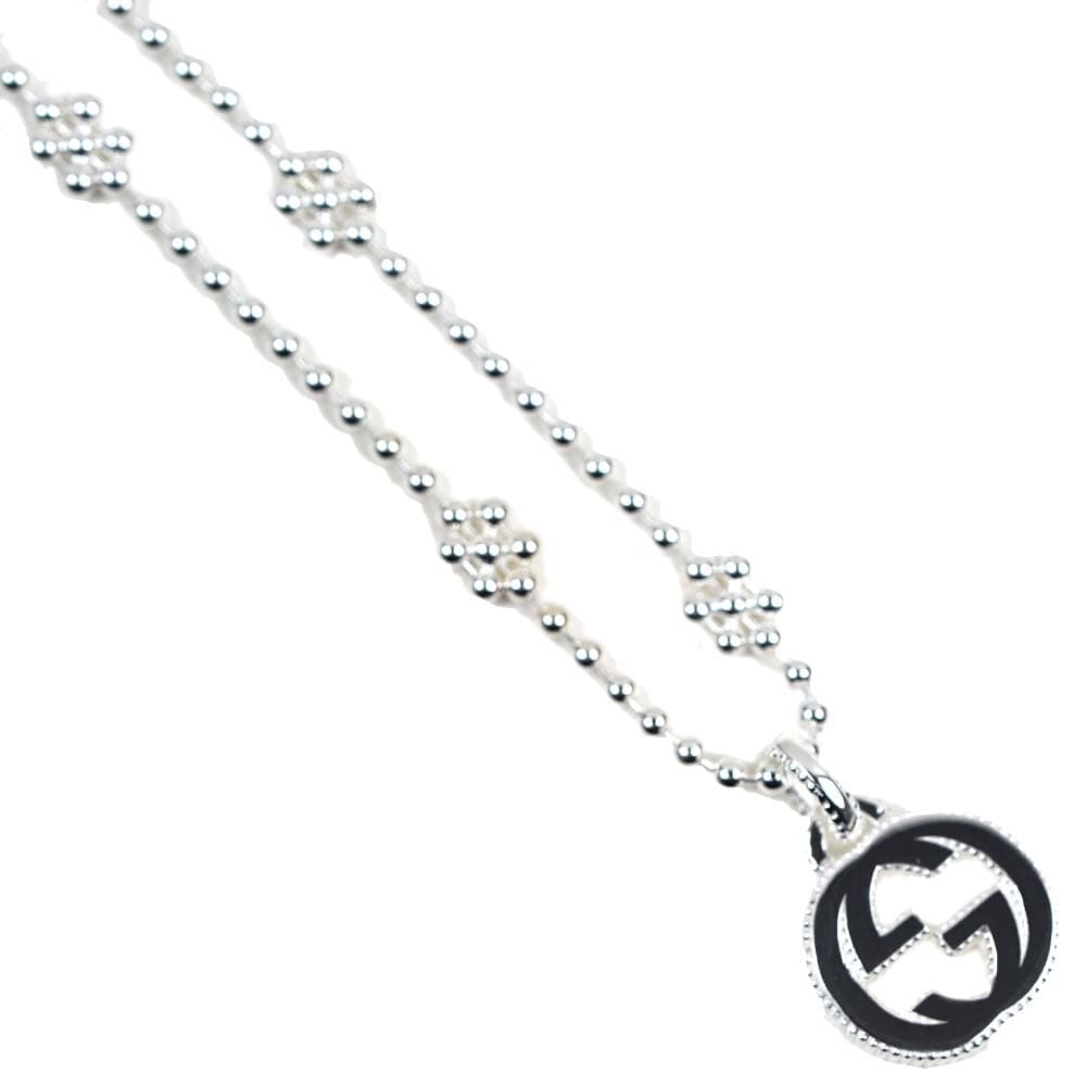 グッチ ネックレス ペンダント レディース インターロッキングG ペンダント シルバー925 GUCCI 479221-J8400-8106