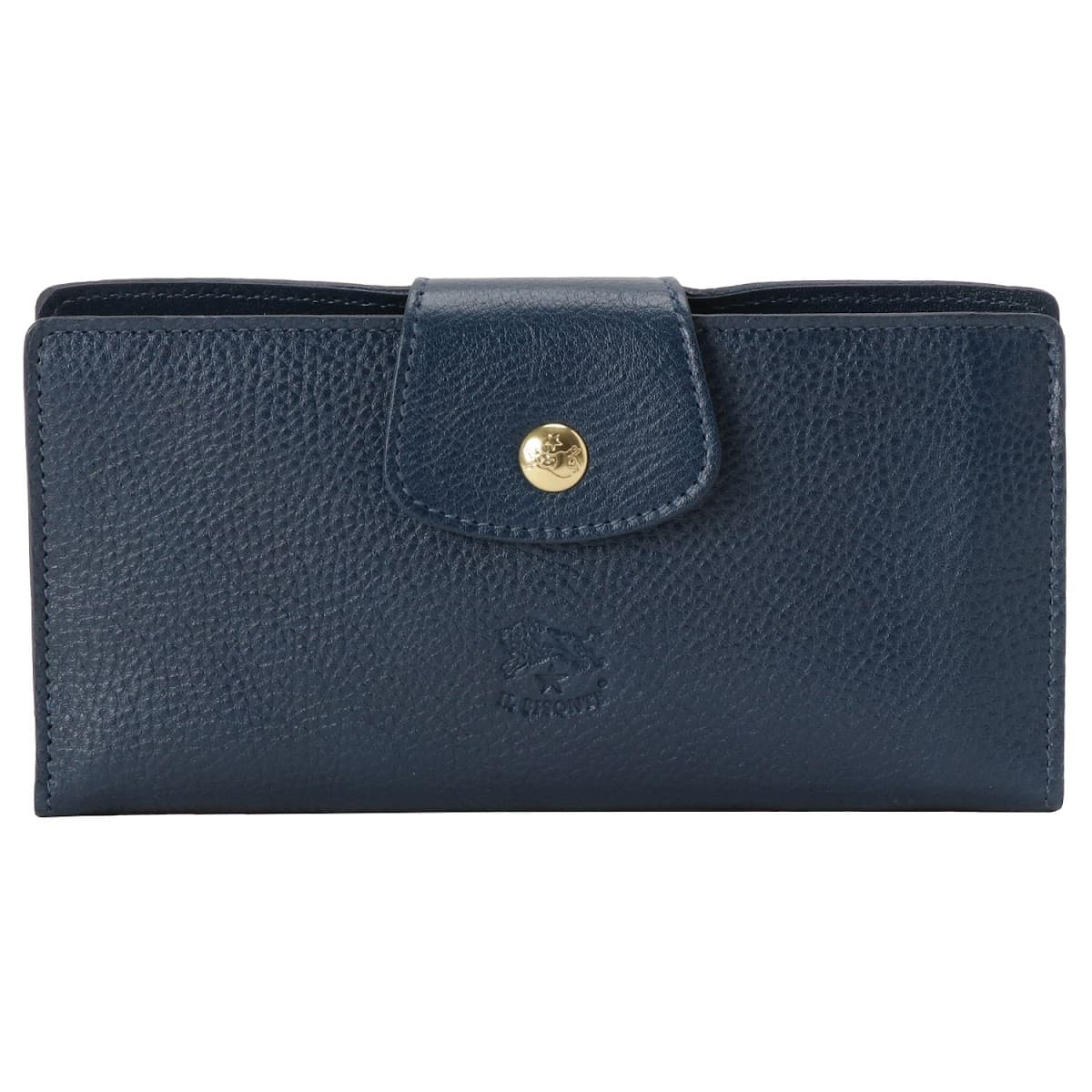 イルビゾンテ 財布 IL BISONTE レディース メンズ ユニセックス SCW092 PV0005 BL137B 二つ折り長財布 ブルー ウォレット SCW092-PV0005-BL137B