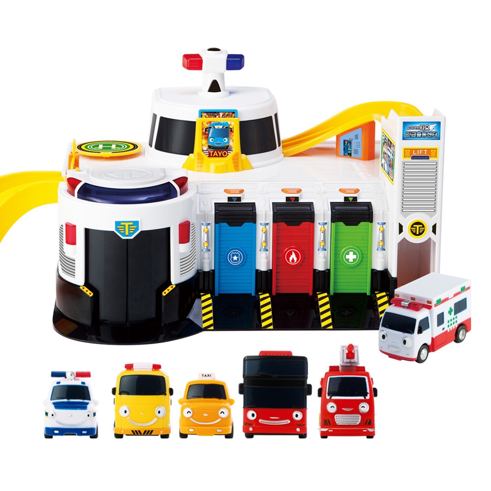 N レスキュータヨ 緊急出動センター + ミニカー 6種