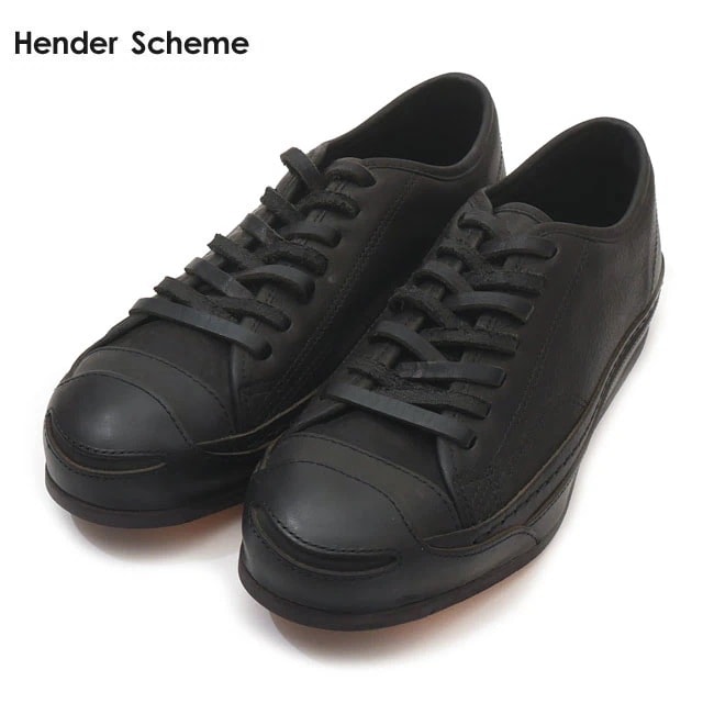 【数量限定特別価格】 エンダースキーマ Hender Scheme manual industrial products 23 レザーシューズ スニーカー BLACK 294-000067-541