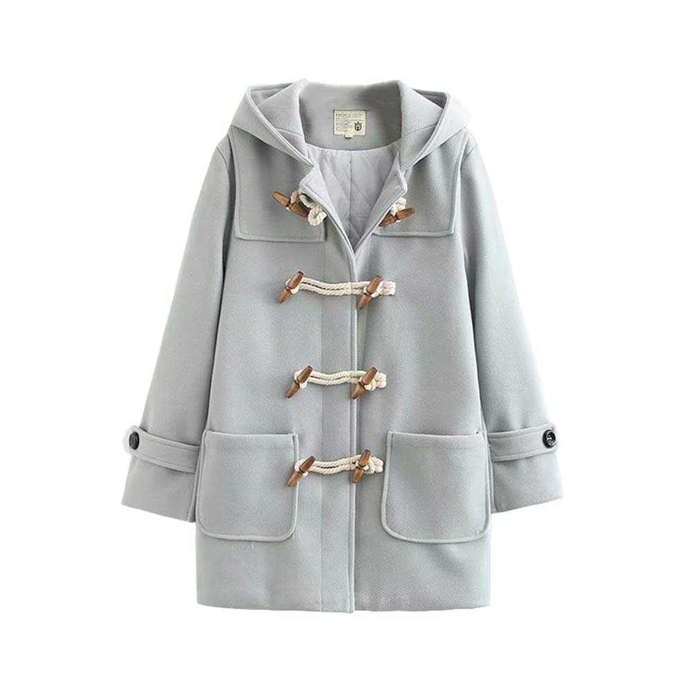 [SSUPTEMBER2] ラシャコート ダッフルコート レディース 森ガール系 秋冬 無地 ジャケット 可愛い ロリータ 女の子 少女 大きいサイズ 冬服 防寒着 アウター ゆったり おしゃれ 厚手