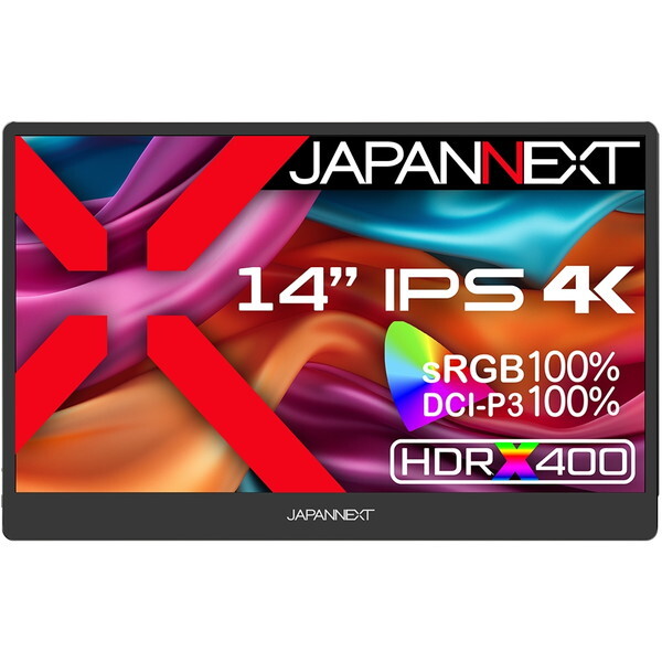 JAPANNEXT JN-MD-IPS140UHDR 14型ワイド液晶モバイルディスプレイ