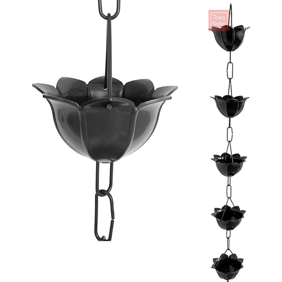 雨樋の装飾的な掛かる雨キャッチャーの鎖 屋根の雨水を迂回するためのレインコレクターカップ