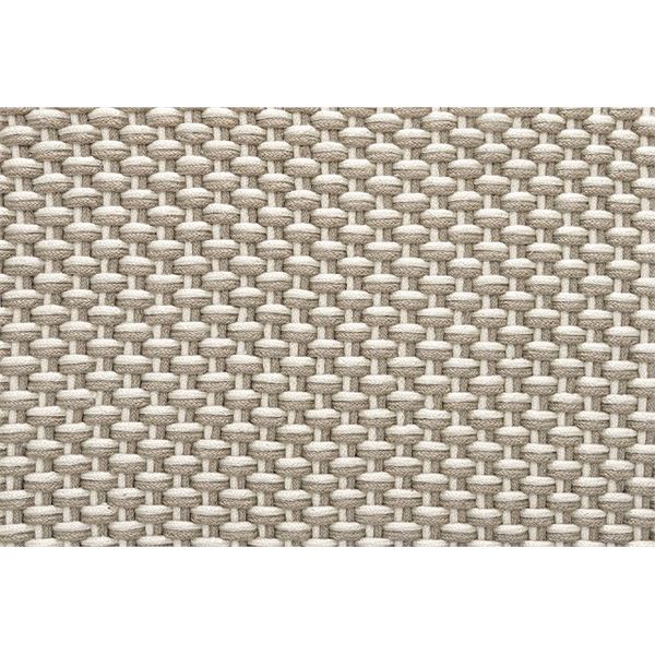 手織り カーペット/ラグマット [約130x190cm グレー] インド製 『マイカ』 プレーベル