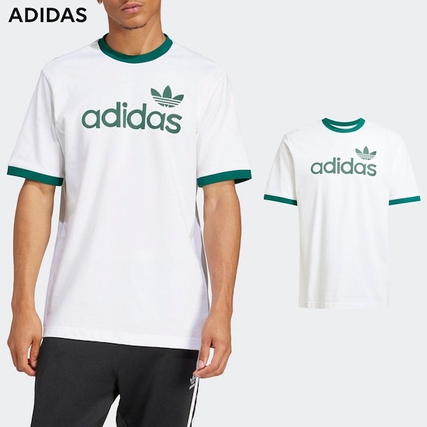 Qoo10 adidas Tシャツ 半袖 シンプル ロゴ 半袖 ス