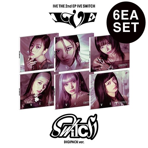 【6個セット】 IVE - IVE SWITCH ( Digipack Ver. Limited )