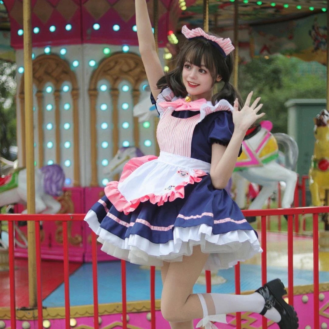 メイドコスムCOSPLAYプリンセスドレスリトルドレスレディースロールプレイパーティー制服