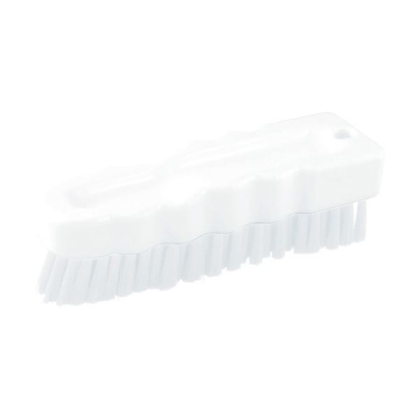 （まとめ）TRUSCOハンドブラシ（ソフトタイプ）HACCP対応 ホワイト THB-S-W 1個5セット
