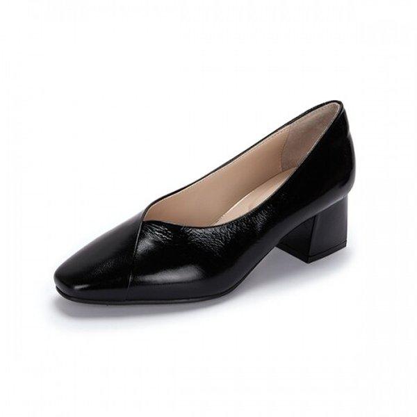 AK原州店 女性 クリンク ドレス 5cm アイボリー ブラック 422103