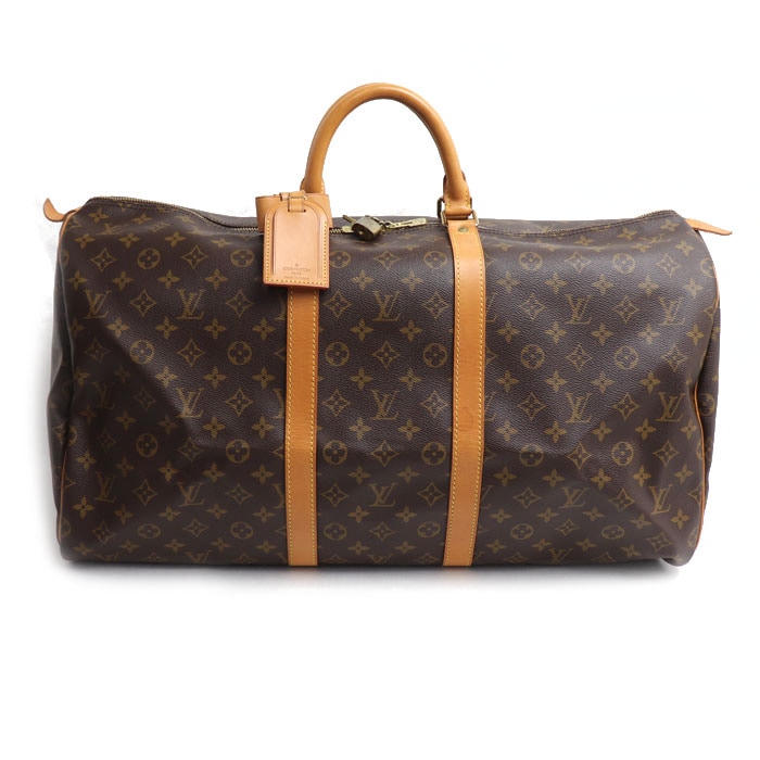 LOUIS VUITTON ルイ・ヴィトン キーポル５５ ボストンバッグ モノグラム ブラウン M41424 SP1924 ユニセックス 中古