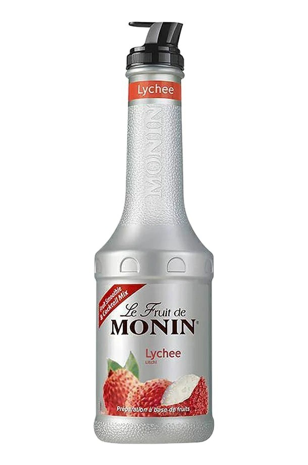 MONIN モナン ライチ フルーツミックス ペット 1000ml 1L4本【ご注文は8本まで同梱可能】ノンアルコール シロップ