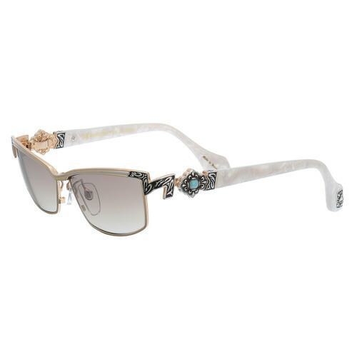 サングラス 209252205 57mm 日本製 2023 Vol.23 ロズビー 925Silver トライバル模様 スカル ストーン ターコイズ