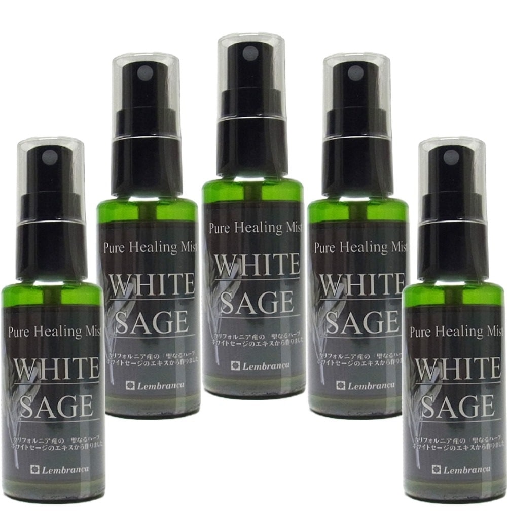 浄化 風水 ホワイトセージ ピュアヒーリングミスト 浄化用スプレー 50ml ５本セット