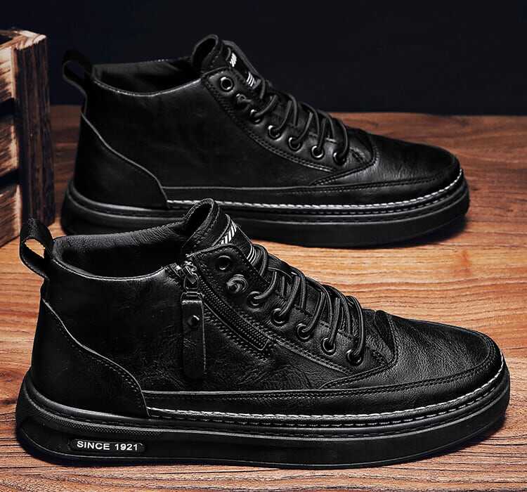 エンジニアブーツ 編み上げ ブーツ レースアップブーツ ワークブーツ ミリタリーブーツ バイクブーツ ライディングシューズ ハイカット 厚底 身長盛れる シークレットシューズ レザー 革 fo0085 5,480円