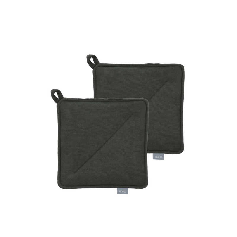 ソダール　ポットホルダー 20x20 Soft キッチンForest green 4個セットl フォレストグリーン　15617CN