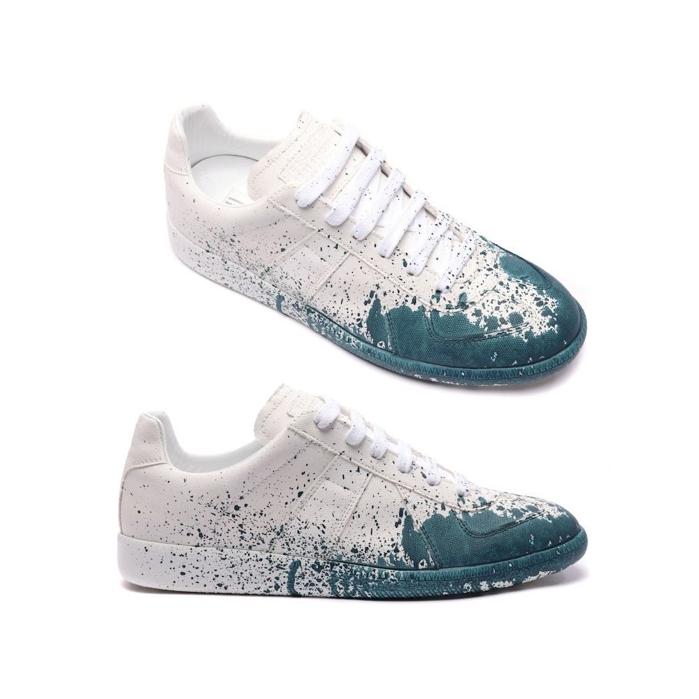 メゾンマルジェラ [メゾンマルジェラ] 22FW メンズレプリカペイントドロップスニーカー (S37WS0568_P4711_H9393_22F) PVOS37WS0568P4711H93901