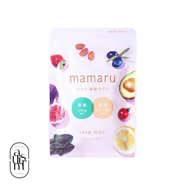 ママル mamaru 120粒 葉酸 妊娠中 サプリメント 妊婦 妊娠中特化 時期別 ビタミン ミネラル 鉄分 亜鉛 マグネシウム ラクトフェリン DHA EPA カルシウム 乳酸菌 4,784円