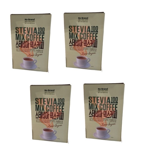 ノーブランドステビアミックスコーヒー 100口 2+2 合計400口 タンビシル 学校会社 休憩スペース