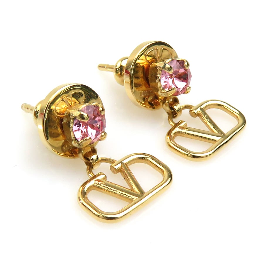 ヴァレンティノ ガラヴァーニ Valentino Garavani ピアス Vロゴ メタル ゴールド レディース 55828k