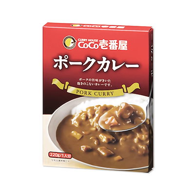 他サイト： CoCo壱番屋 レトルトポークカレー（5個入） 220グラム (x 5)の商品画像