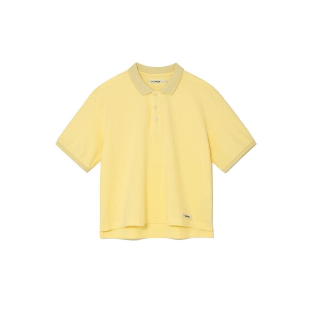 GLOWNY HERITAGE POLO SHIRT LEMON GY24ATS001LM