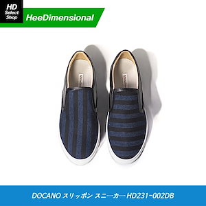 DOCANO スリッポン スニーカー HD231-002DB