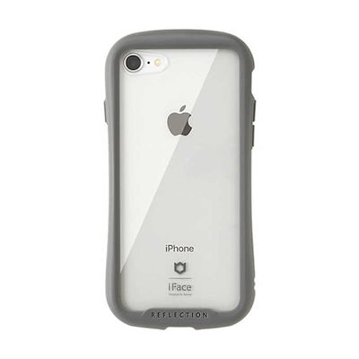 他サイト： HAMEE　iPhone SE 第3世代/第2世代/8/7専用 iFace Reflectionハイブリッドガラスケース(グレー)　41-907115(グレｰ)の商品画像